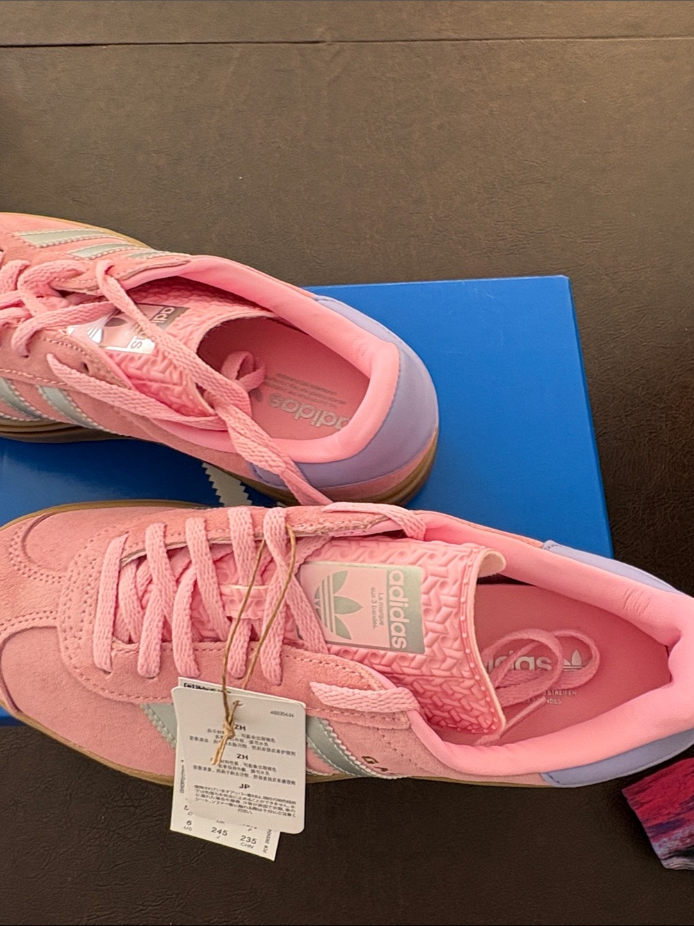 Adidas Gazelle Bold Platform Sneakers - Pink with Gum Sole 6Y/7.5W - Picture 4 of 9